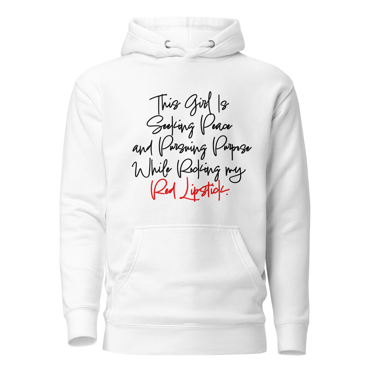 Rock Red Lipstick Hoodie