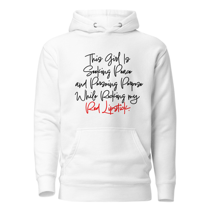 Rock Red Lipstick Hoodie